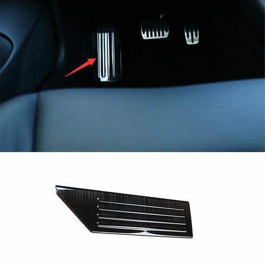for Tesla Model 3 2017-2022 Black steel Left Foot Rest Pedal Panel Cover Trim