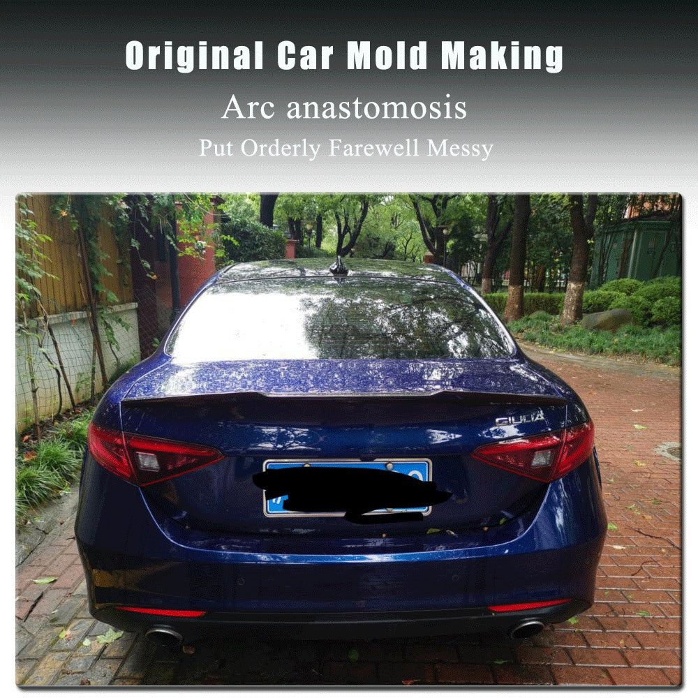 Rear Trunk Spoiler Wing REAL CARBON Fit for Alfa Romeo Giulia Sedan 2017-2020