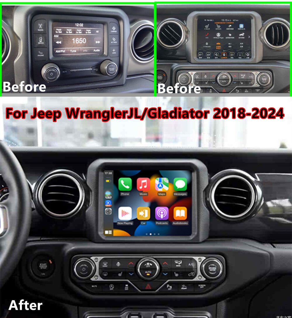 8.4Car Stereo Radio GPS Head Unit for Jeep for Wrangler JL / Gladiator 2018-2024