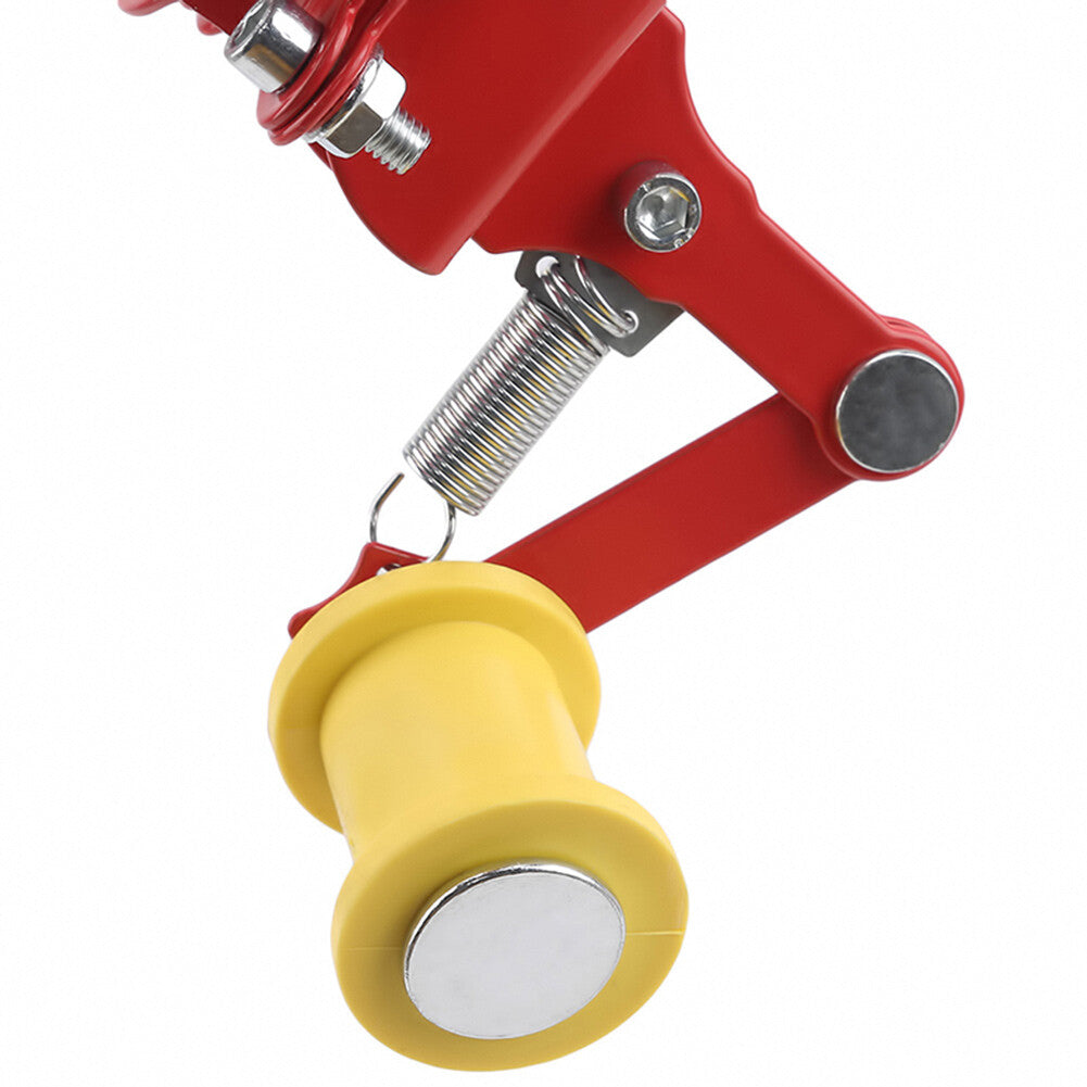 Bolt On Chain Tensioner  Roller Adjuster Motorcycle ATV Dirt Bike Red+Yellow UK