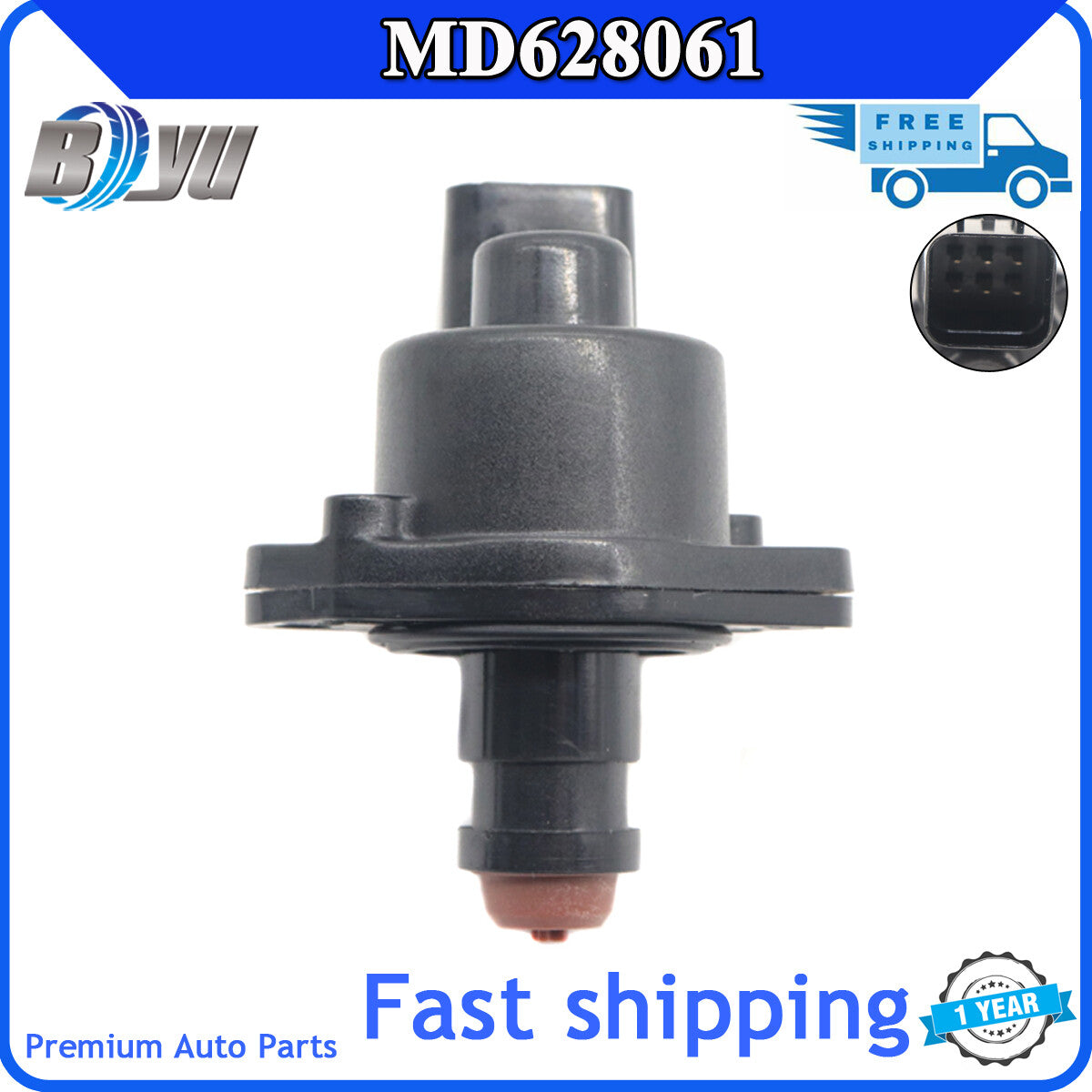 Suitable for Mitsubishi Mirage 1.5 1997 - 02; Suitable for Kia Sorento new 1x idle air valve MD628061