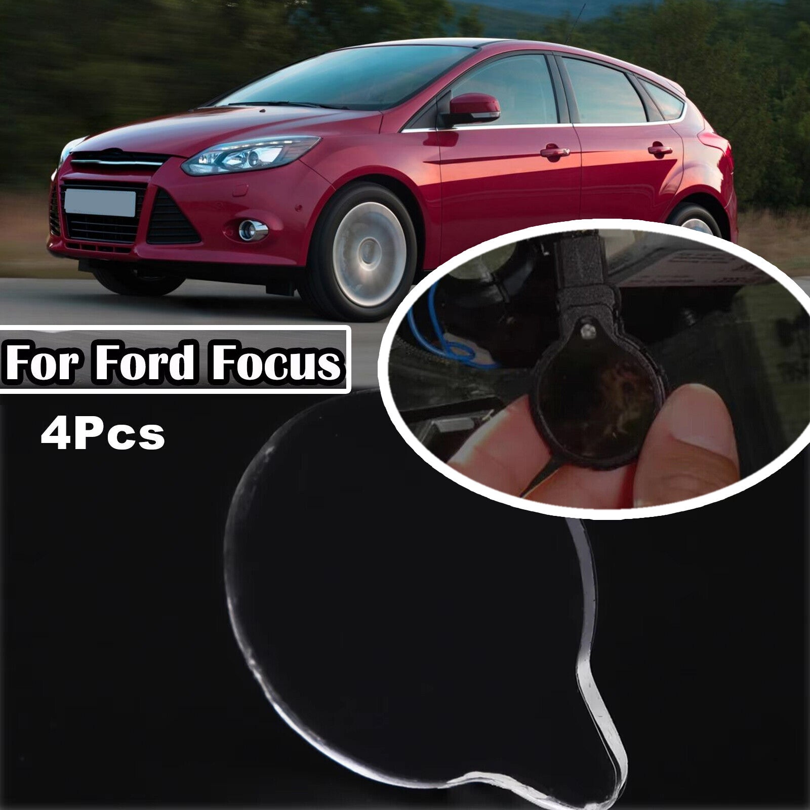 4PCS for Ford Focus 2011 Rain Light Sensor Gel Silicone Pad Windscreen Chip