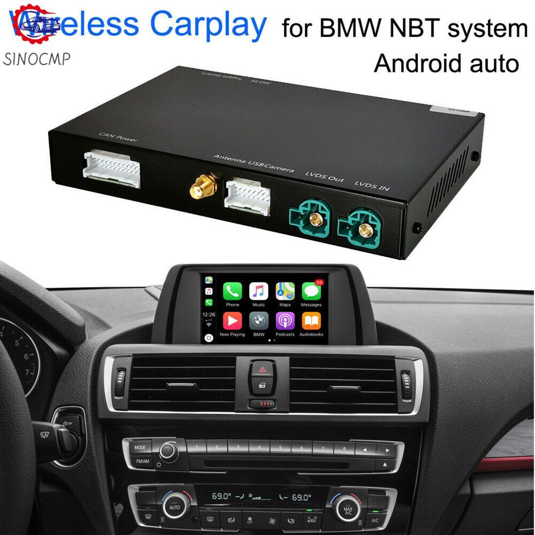 New NBT Car Wireless IOS CarPlay Android Auto Retrofit Interface Kit Fit for BMW