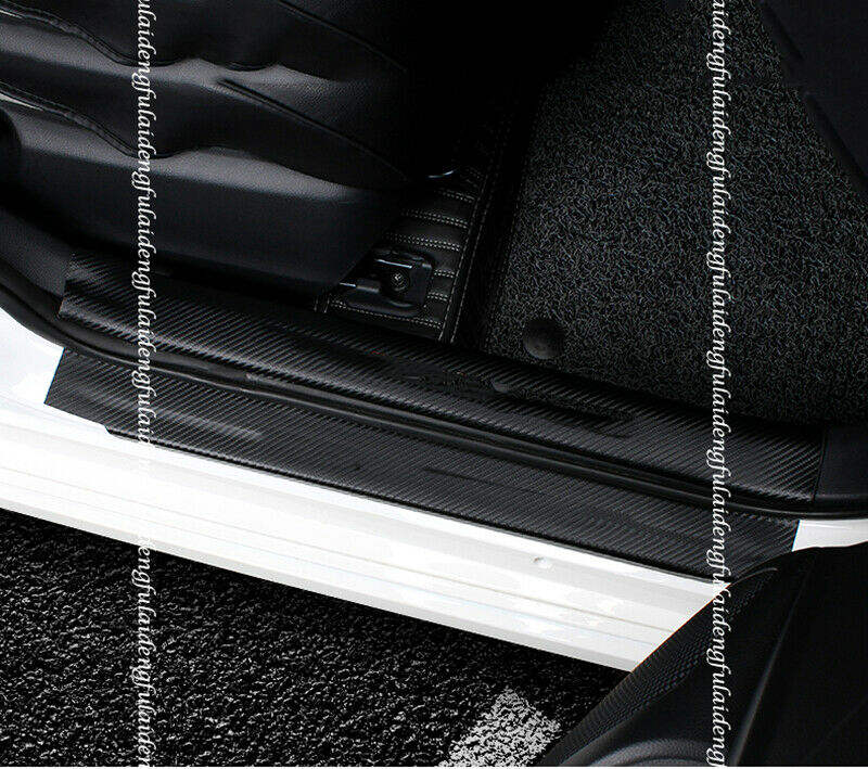 8P for Toyota for Corolla 2019-2023 Side Door Sill Scuff Plate Guard Sticker Trim