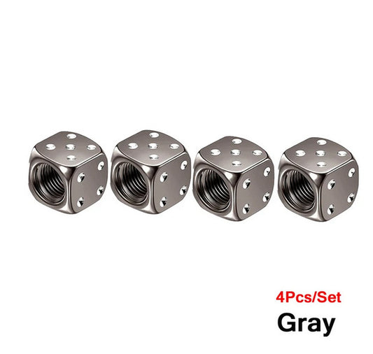4-piece car tire valve cover rod air dust cover dustproof red nail for Peugeot