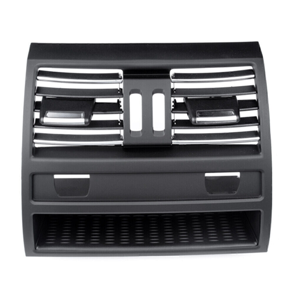 Rear Center Console Fresh Air Outlet Vent Grille Cover Fit for BMW 5 F10 Chrome