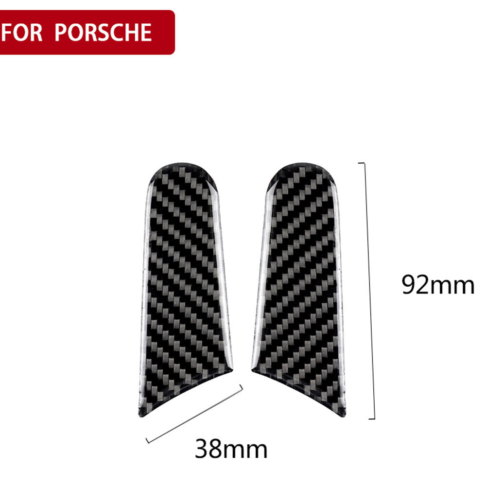 Carbon Fiber Rearview Side Mirror Sticker Decal Fit for Porsche Macan 2014-2019