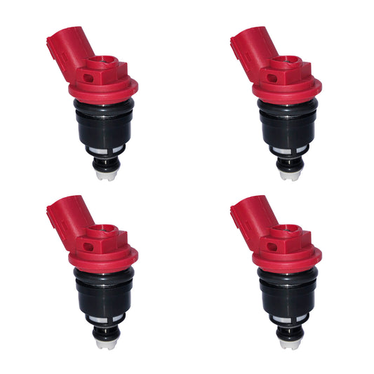 4Pcs Fuel Injectors OE 16600-53J00 FJ356 fit 91-99 for Nissan 240SX for Nissan Altima