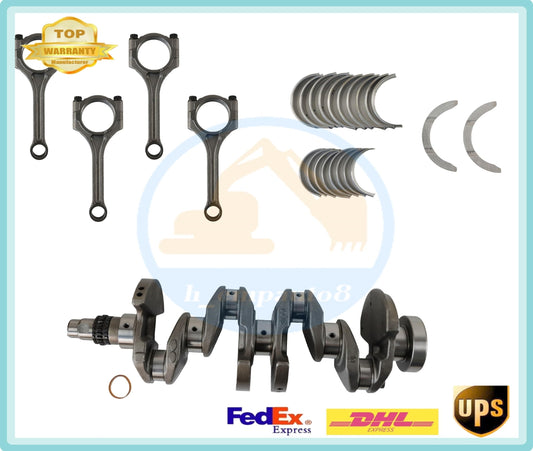 Crankshaft +Connecting Rod +Bearings Set for Hyundai for Kia G4FG 1.6L Engine DHL