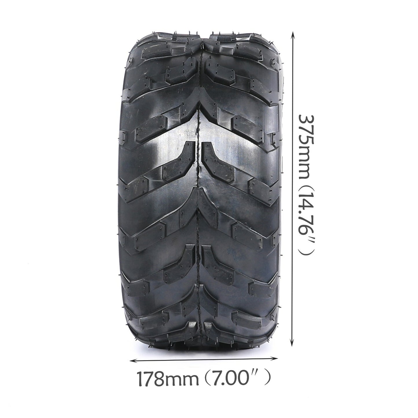 4-Piece All-Terrain Go-Kart Tires 16x8-7 (Tubeless) Suitable for Four-Wheel Off-Road Vehicles, Taodao TRX70
