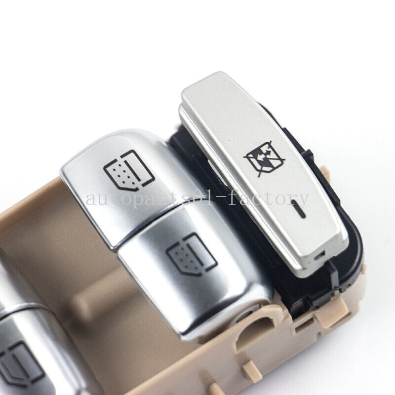 Front Left Power Window Switch Beige 2139054803 for Mercedes Benz W213 E250 E300