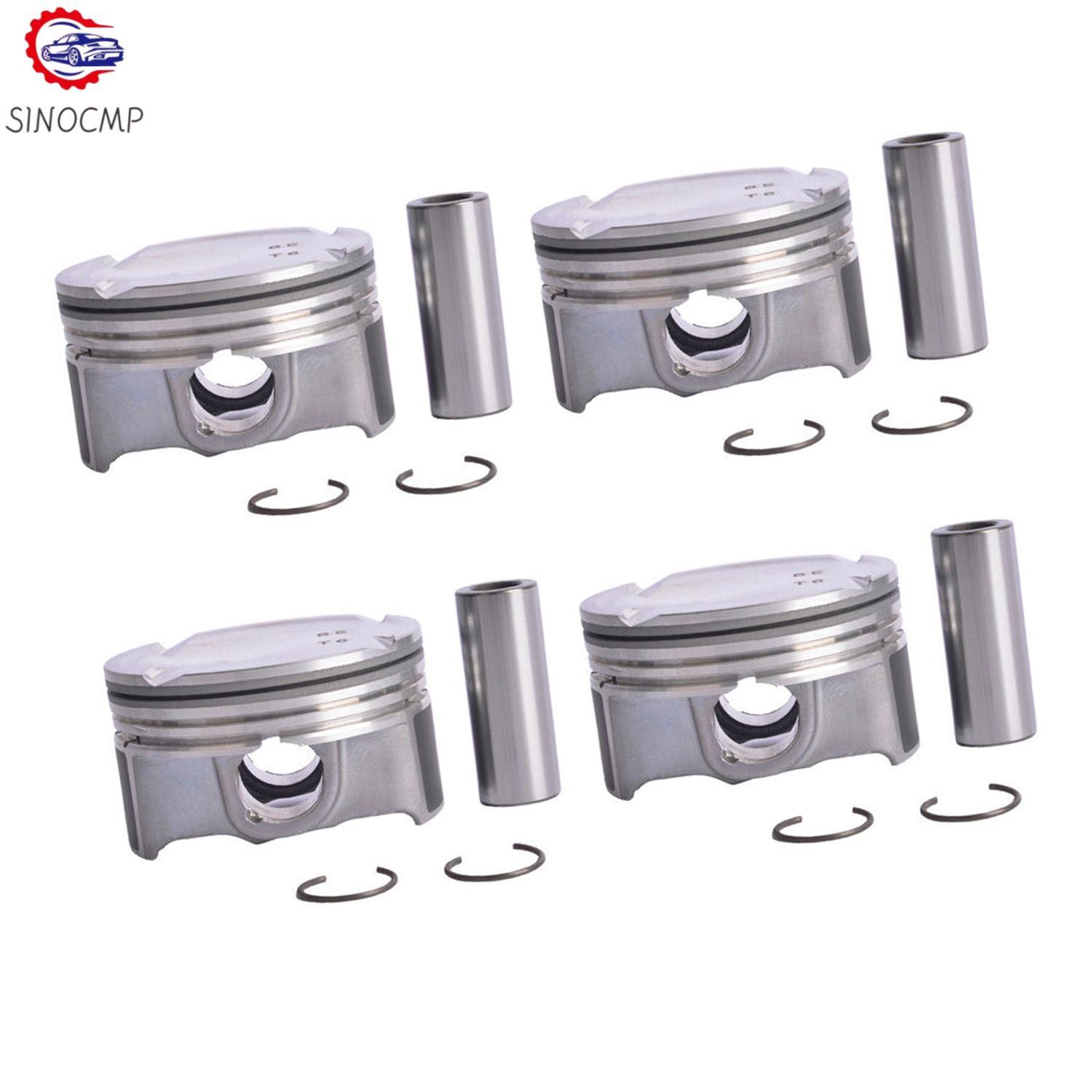 4X Pistons  Pins fits for Hyundai Sonata for Kia Optima 2.0L TURBO 234102G400 2011-2013