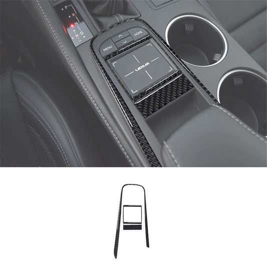 3X Carbon Fiber Gear Shift Console Panel Trim for Lexus RC300 350 200t 2015-2020