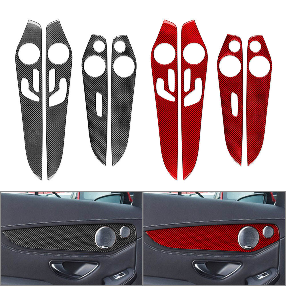 Interior Door Panel Cover Trim Fit for Benz C Class W205 GLC Class X253 Car