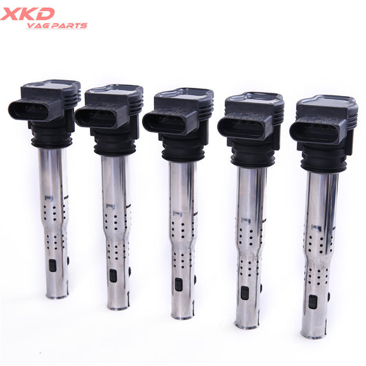 5 Ignition Coils for Volkswagen for Jetta , for Golf , Beetle 2.5L5 (2006-2012)