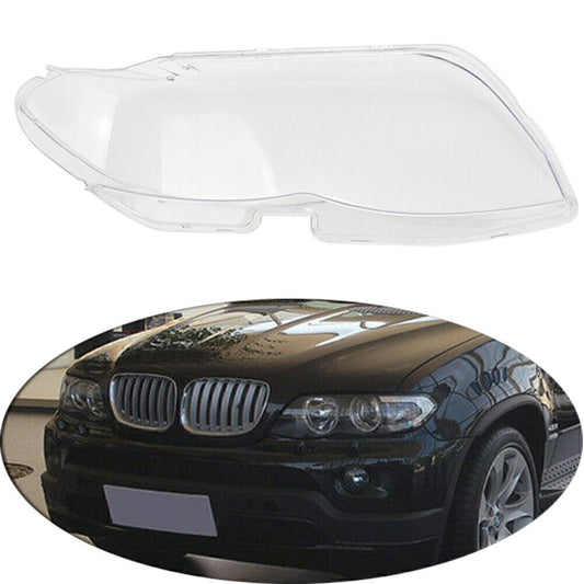 Auto Left Side Front Headlight Lamp Lens Cover Fit 2004-06 for BMW X5 E53 530i 544i