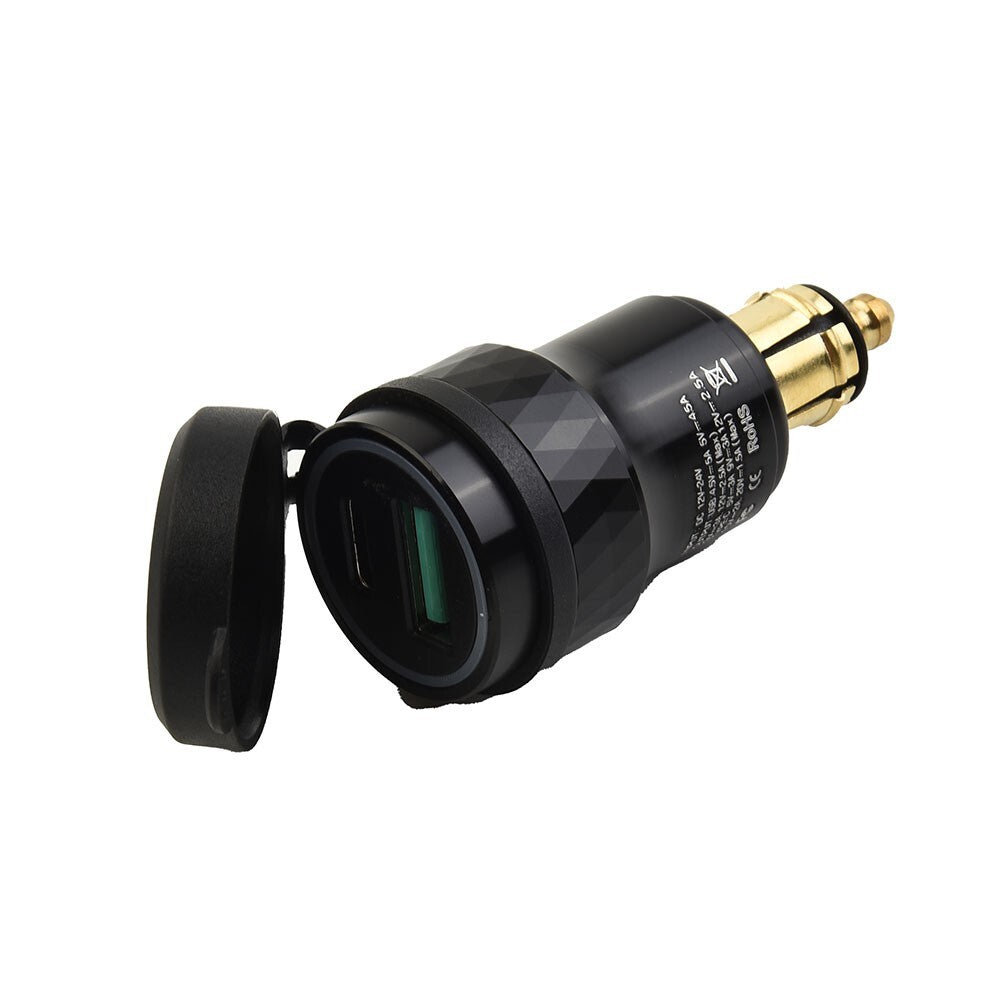 Dual USB Charger DIN Socket Adapter For, for Ducati ,Motorcycle