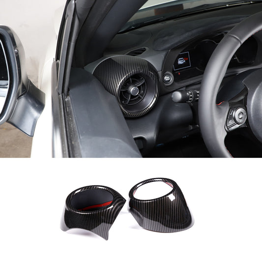 2-Piece Matte Black Inner Door Handle Cover Trim for Toyota FJ Cruiser 2007-2021