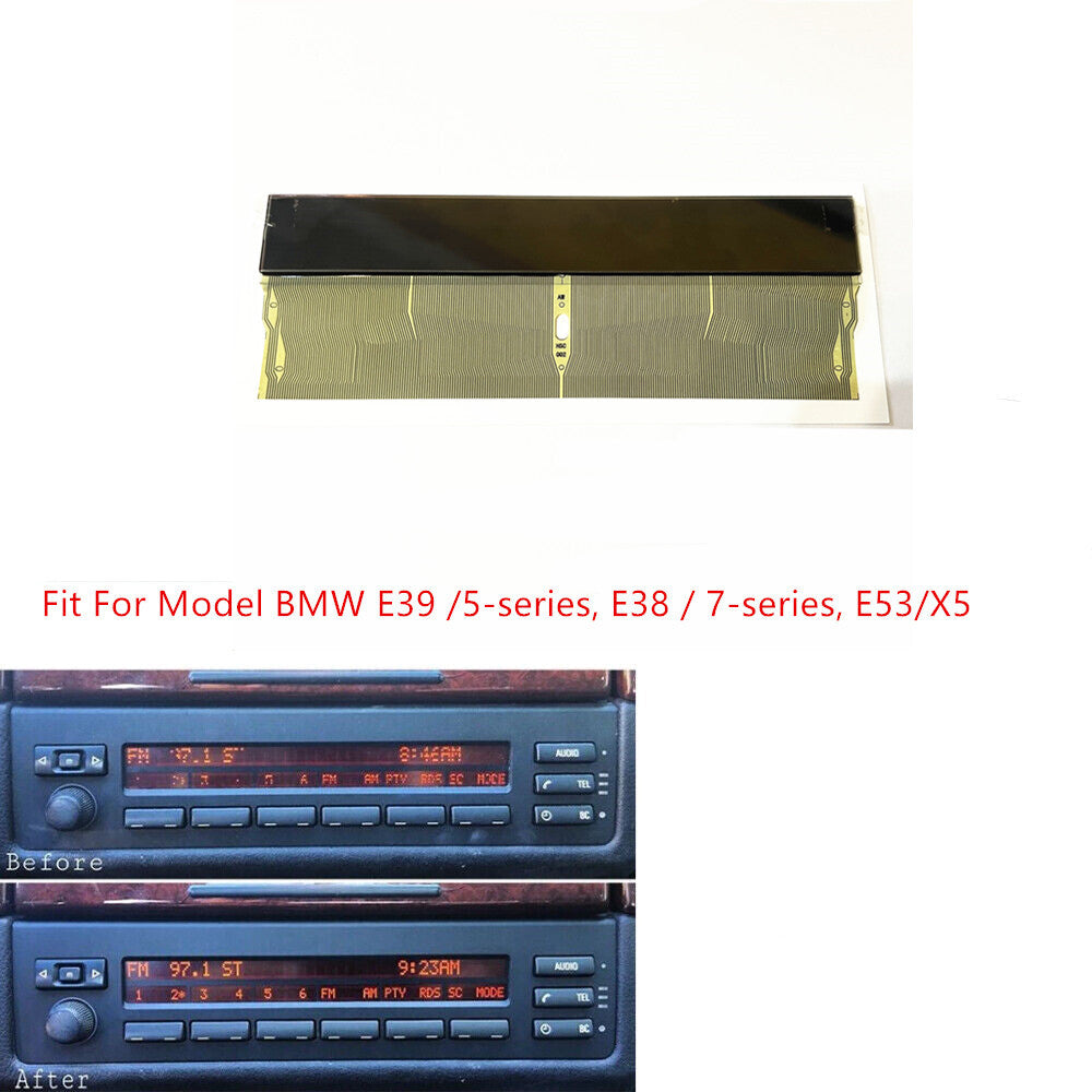 NEW LCD Display Screen Repair for BMW E53 E38 E39 5 7 Series for X5 Mid Radio FM