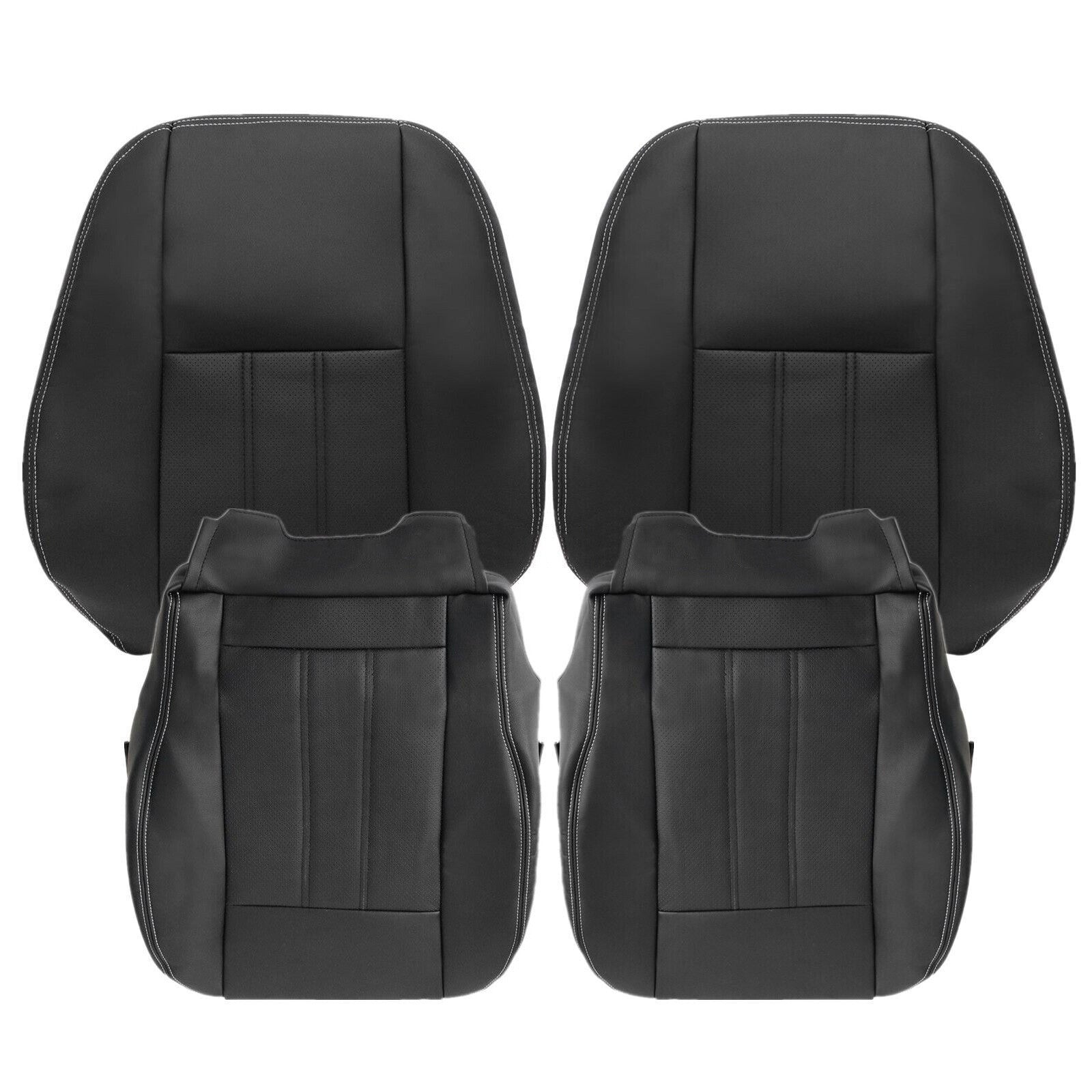 Front Driver Passenger Bottom Top for Seat Cover for Chrysler Town Country 2011-16