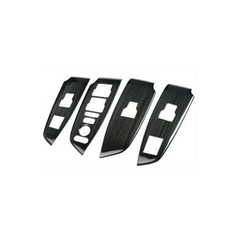 for Honda Accord 10th 18-2022 Black Titanium Window Lock Lift Panel Frame Trim