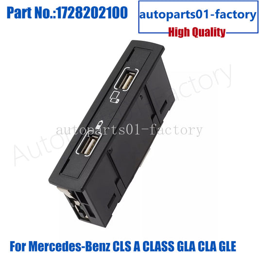 Center Dashboard USB Socket Fits 14-19 for Mercedes Benz W117 CLA250 GLA250