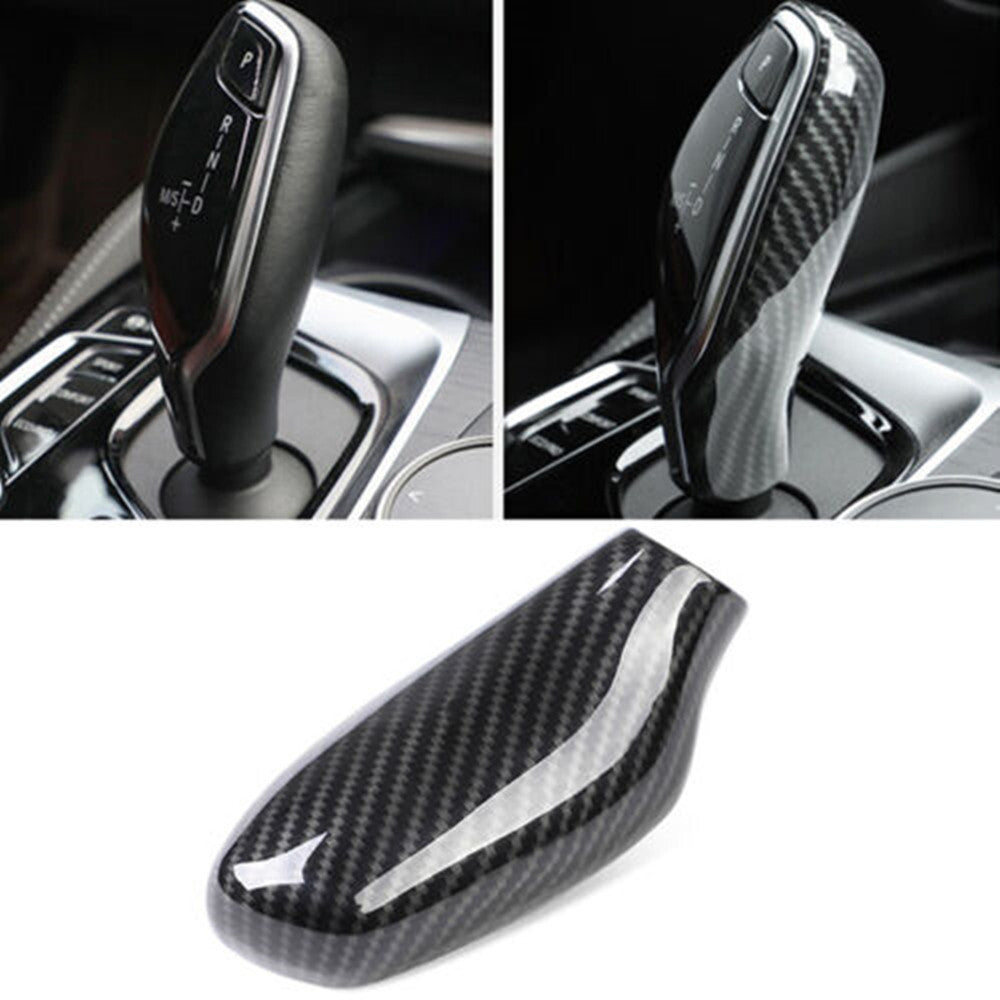 for BMW 5 6 7 Series X3 X4 G30 G31 G01 Carbon Fiber Shift Button Cover 2018-22