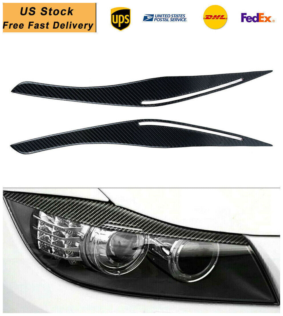 Headlight Eyelid Eyebrow Cover Trim for BMW E90/E91/328i/335i 2006-2011 US STOCK