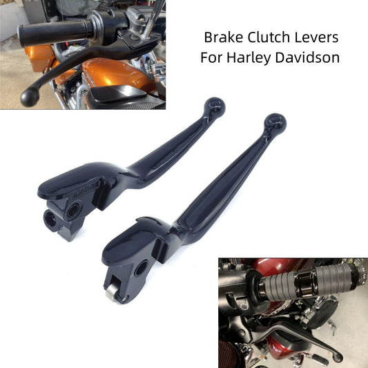 Motorcycle Black Brake Clutch Levers Fit for Harley Touring Electra Street Glide