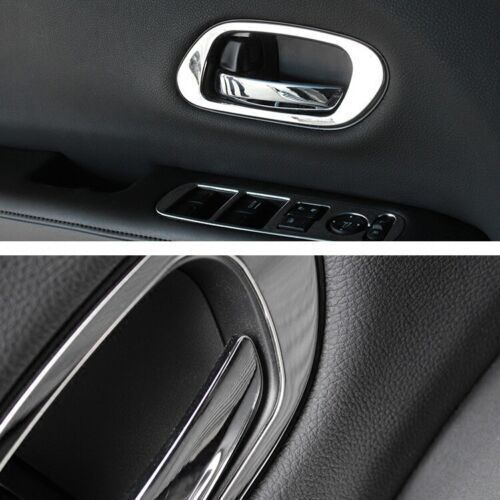 4pcs Cover Trim Auto Interior Door Handle Steel Chrome for Honda HR-V 2016-2022