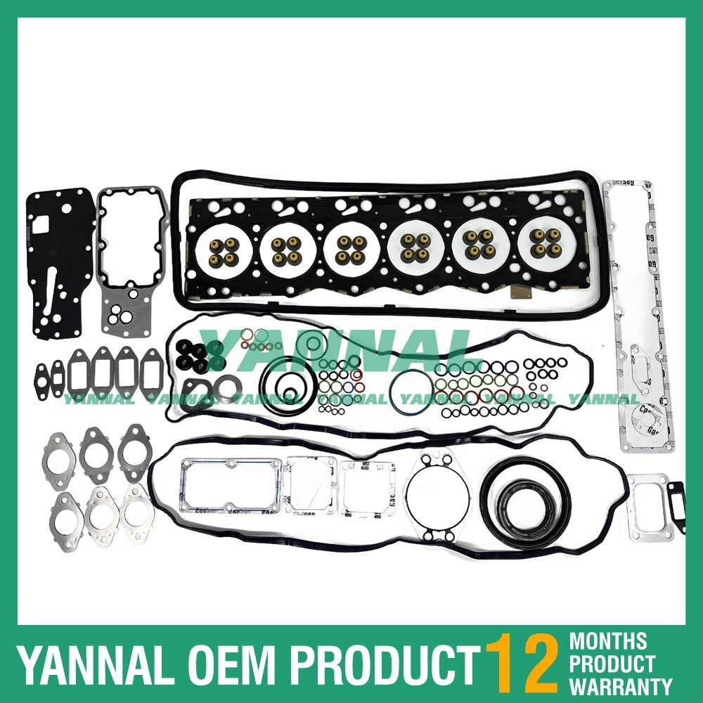 new, ISBE6 full gasket kit for ISBE6 truck engines.