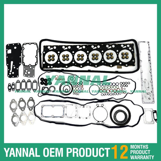new, ISBE6 full gasket kit for ISBE6 truck engines.
