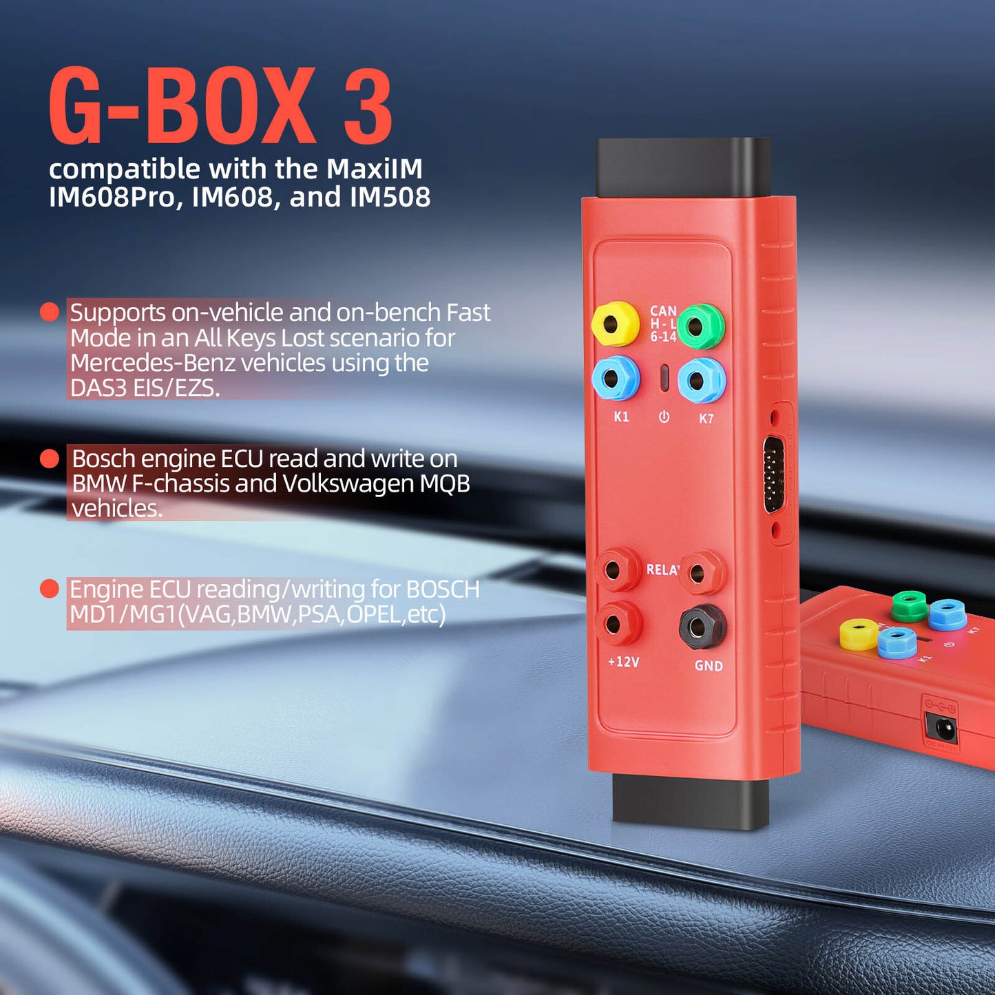 2024 G-BOX3 Adapter Compatible for IM608/IM608PRO/ IM508 Update of Gbox2