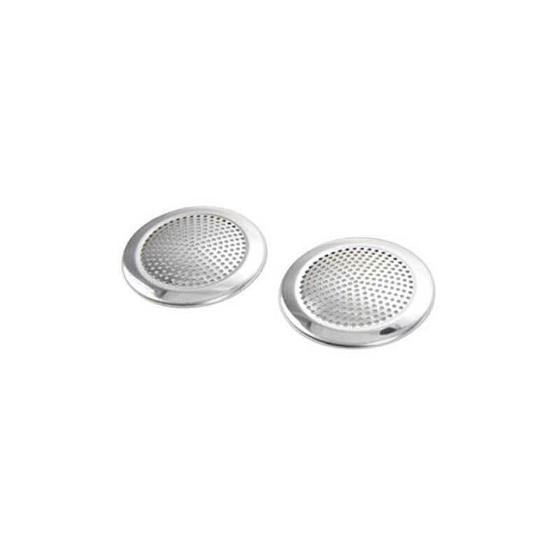 Fit for Ford for Mustang 2015-2022 Silver Steel A Pillar Horn Frame Cover Trim 2pcs