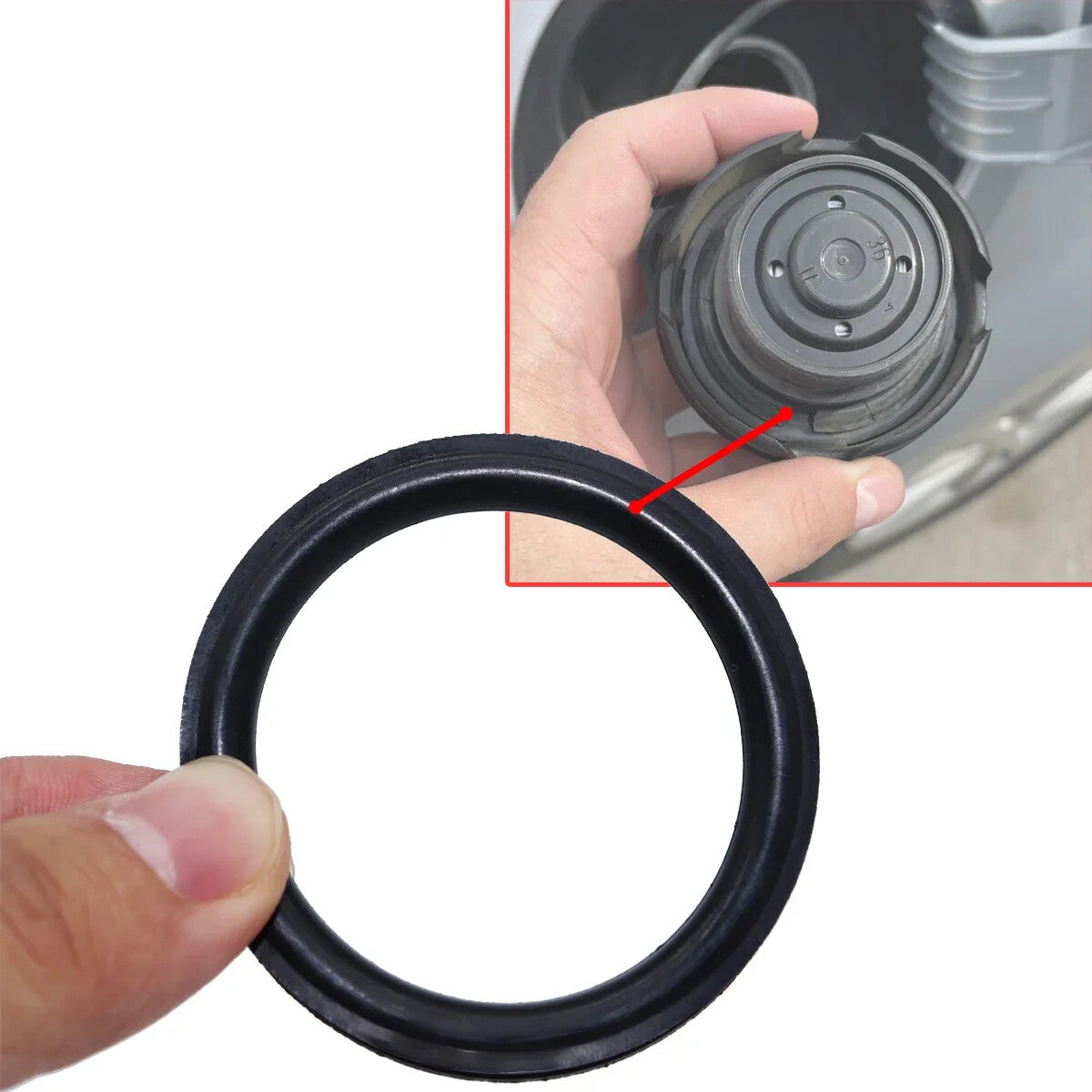 Tank Cap Seal for Porsche for Panamera Fuel Filler Neck Gas Cap Repair Rubber Gasket
