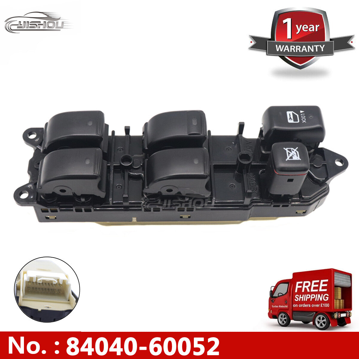 new for Lexus GX470 power driver side master window switch 84040-60052 for 2003-2009 models.