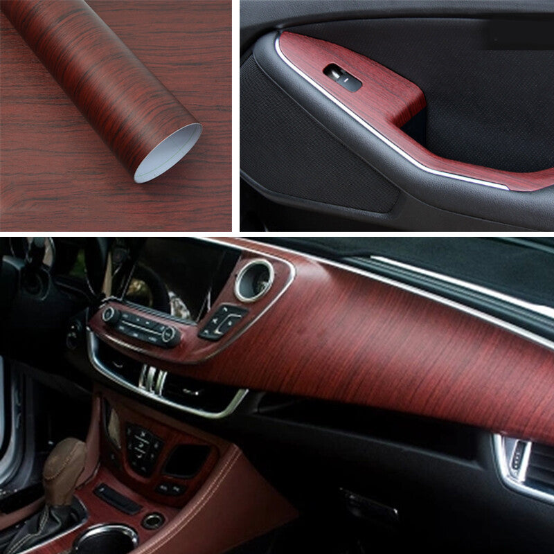 DIY Car Interior Design Wood Texture Grain Vinyl Packaging Stickers/Decals