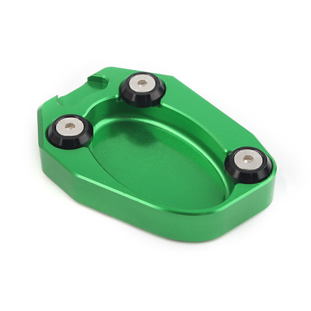 Seitenst?nder Pad Verl?ngerungs F¨¹r for Kawasaki ZX10R 2008-2014 ZX6R CNC Gr¨¹n