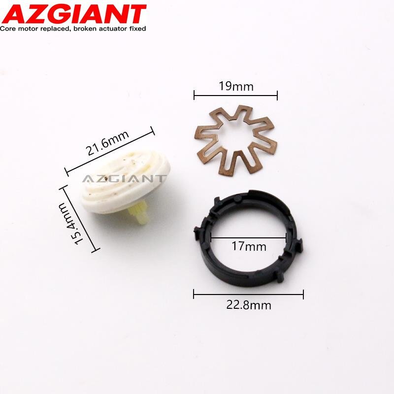 Side mirror adjustment motor gear kit for 1998-2006 for Audi TT MK1 8N 1.8T cars.