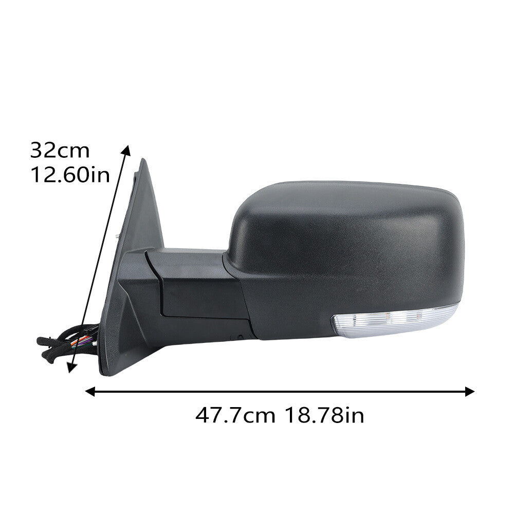 F¨¹r for Dodge for Ram 1500 2013-2018 10 Draht Links Au?enspiegel R¨¹ckspiegel Spiegel