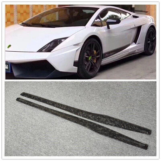 Suitable for LAMBORGHINI GALLARDO LP550 LP560 LP570 LP540 FORGE carbon fiber side skirts