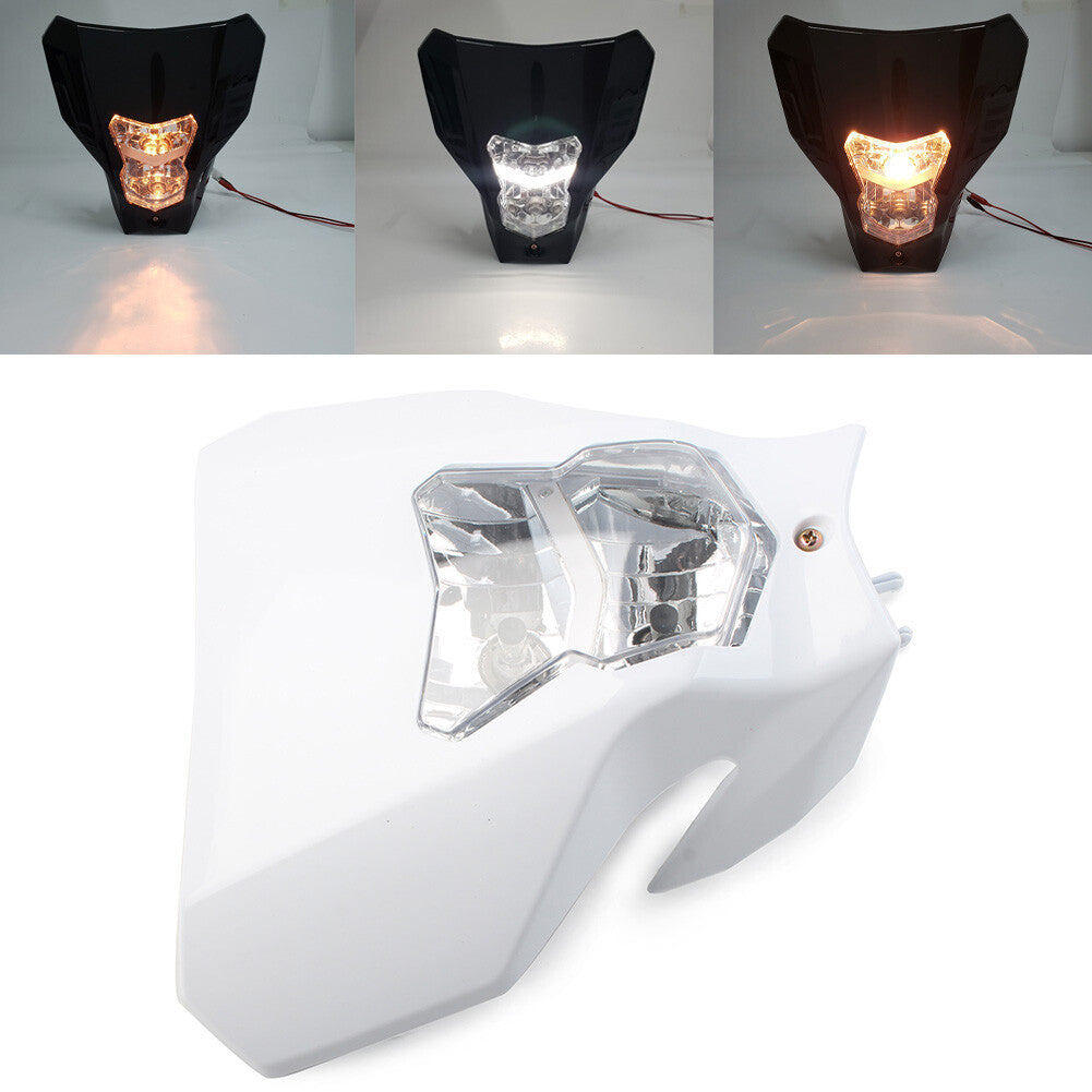 Headlight Headlamp Lamp Fairing LED White For CRF450XR CRF450L 2019-20 Dirt Bike
