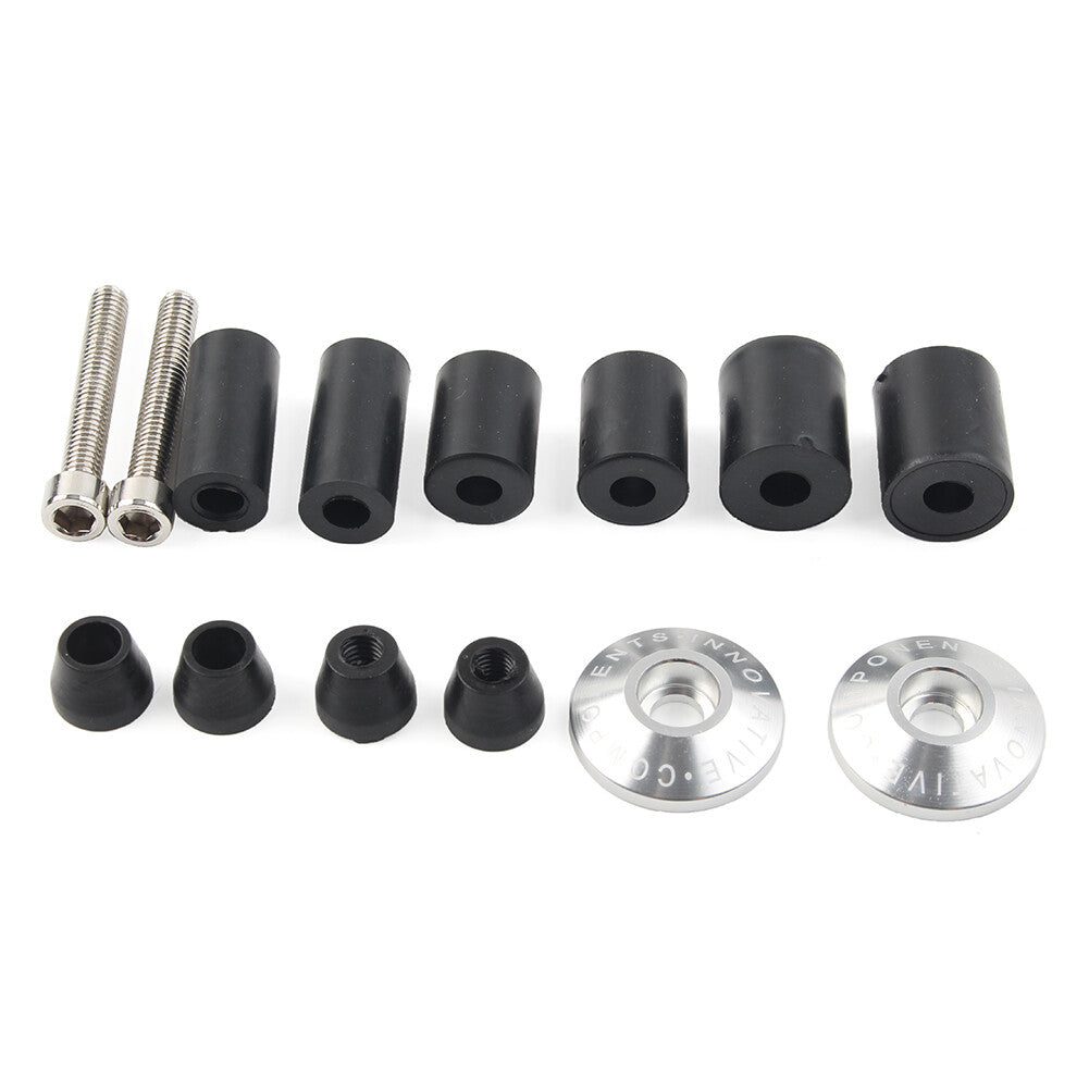 Motorcycle CNC 7/8 Handle Bar End Weights Handlebar Cap Plugs Dirt bike Silver