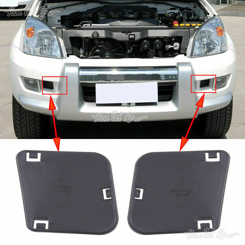 Front Bumper Fog Lamp Trim Cover Accessories for Toyota Prado FJ/LC120 2003-2009