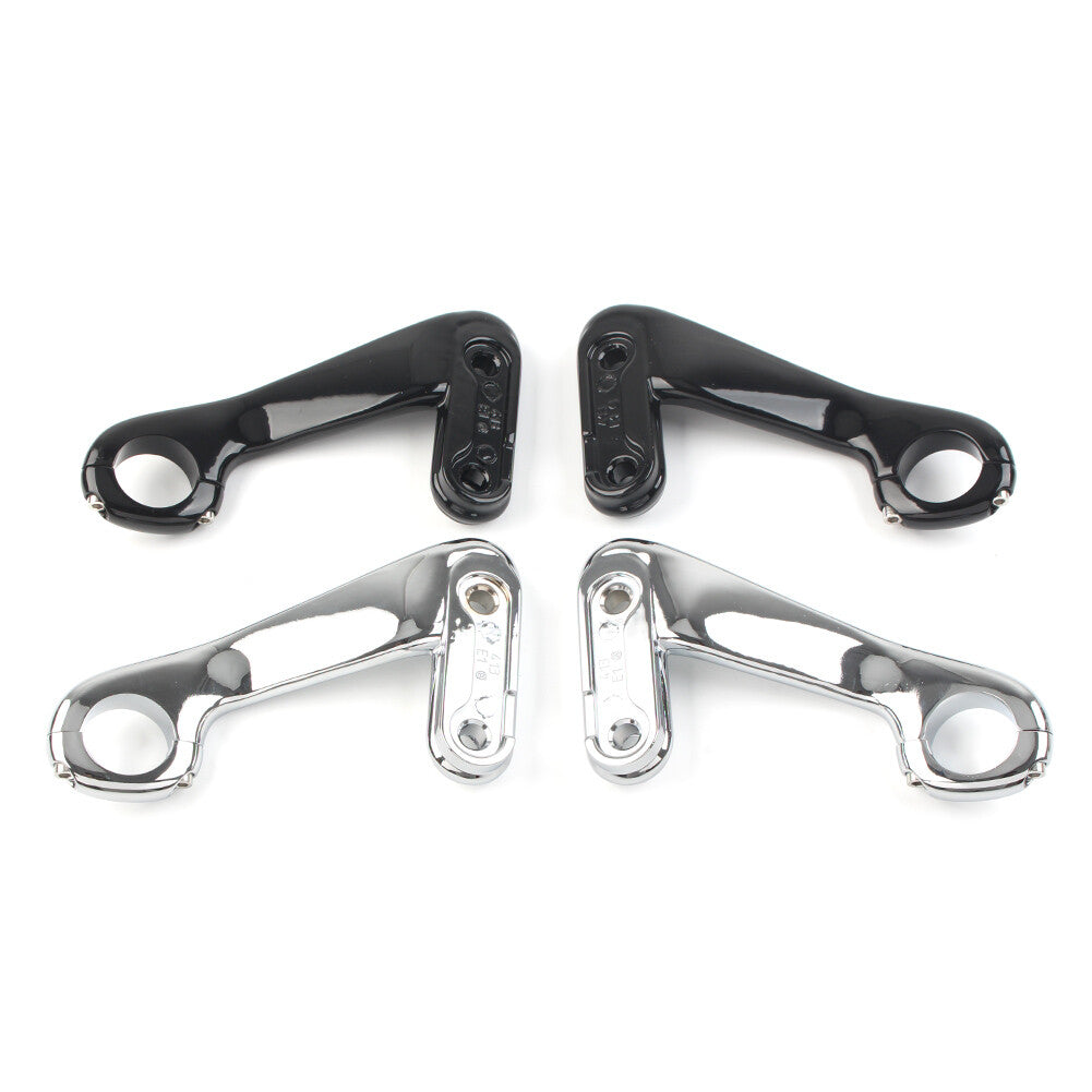 Motorcycle Front Fairing Support Bracket Mount Pair for Harley 10-13 Road Glide