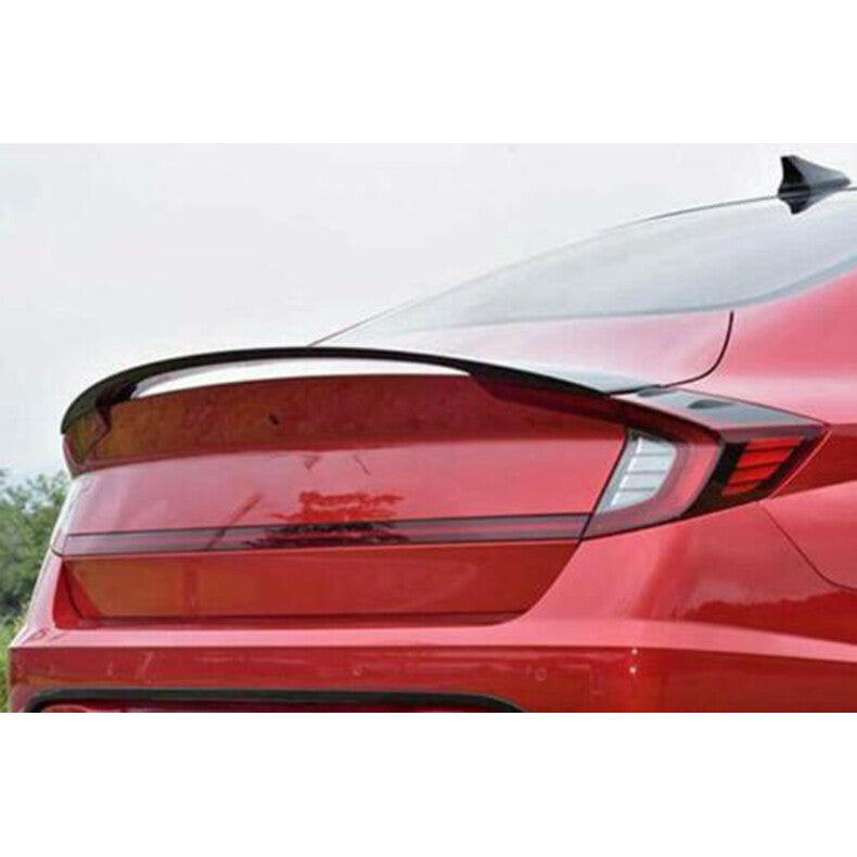 for Hyundai Sonata 2020-2023 Black sport Style Rear Trunk Spoiler Lip Tail Wing