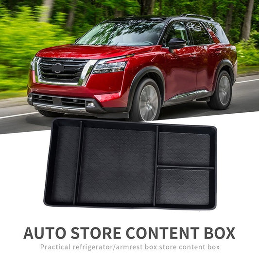 Car Center Console Storage Box for Nissan Pathfinder 2023 2024 Central Tray