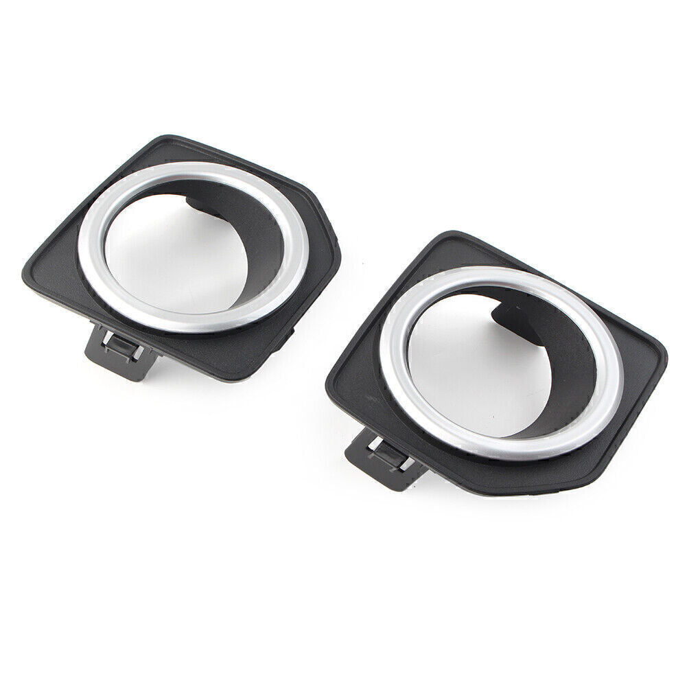 Pair Front Bumper Fog Lamp Cover Bezel for Land Rover Freelander 2 2014-2016