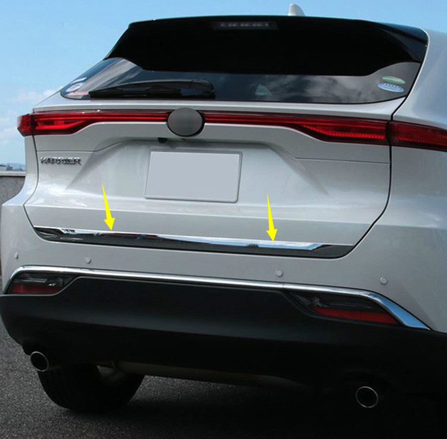 Rear Trunk Door Chrome Tailgate Molding Trim For 2020-2023 for Toyota Harrier Venza