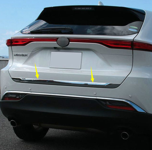 Rear Trunk Door Chrome Tailgate Molding Trim For 2020-2023 for Toyota Harrier Venza